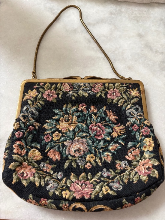 Handbags - Vintage Tapestry Evening Bag
